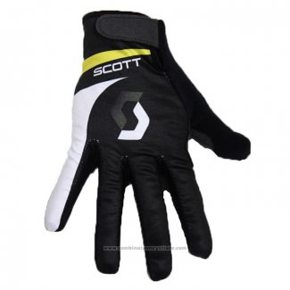 2020 Scott Gants Doigts Longs Cyclisme Noir Blanc (3)